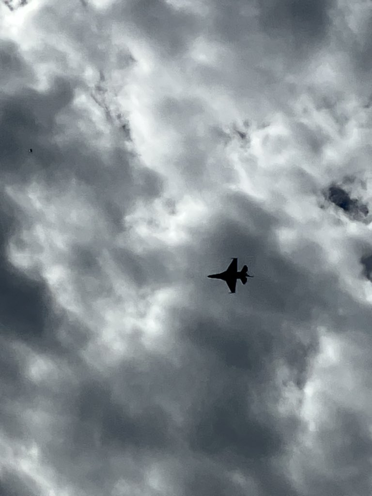 スマホのカメラでは全然、伝わらないけど
航空自衛隊F2戦闘機の展示飛行

音の迫力が凄すぎて
GTマシン、負けてる😅