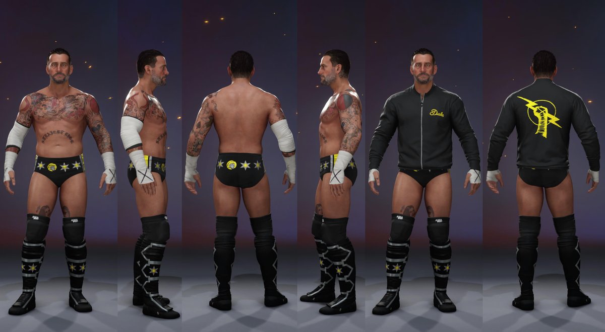 GameVolt1's tweet image. Download @CMPunk #SNME 11.01.2025 attire now available on #WWE2K25 on PS5 and Xbox Series X|S. Search &quot;Gamevolt&quot; to find on Community Creations. #ANDNEW