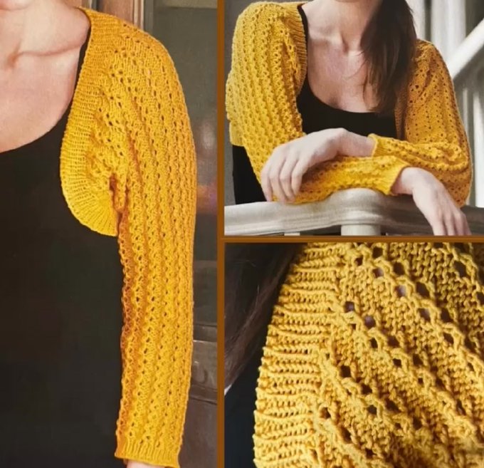 Cropped Knitted Bolero 💛

This versatile piece can be dressed up for special occasions or paired with casual outfits for a stylish layer. It’s a handmade must have to wear in autumn or winter 🧶

dwcrochetpatterns.etsy.com/uk/listing/132…

#MHHSBD #craftbizparty #earlybiz #knitting
