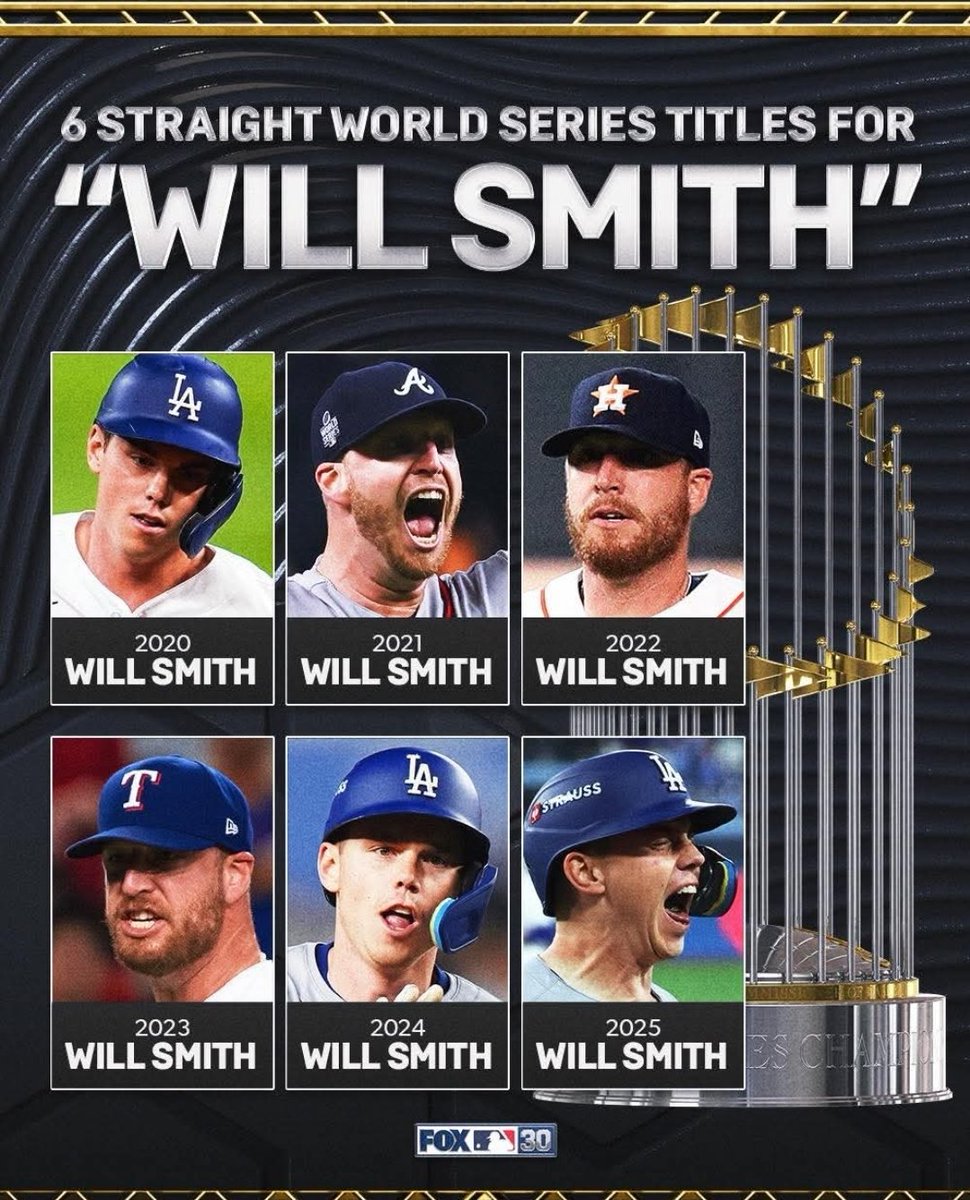 NUFFSAID_ETH's tweet image. Generational run. #WorldSeries #WillSmith