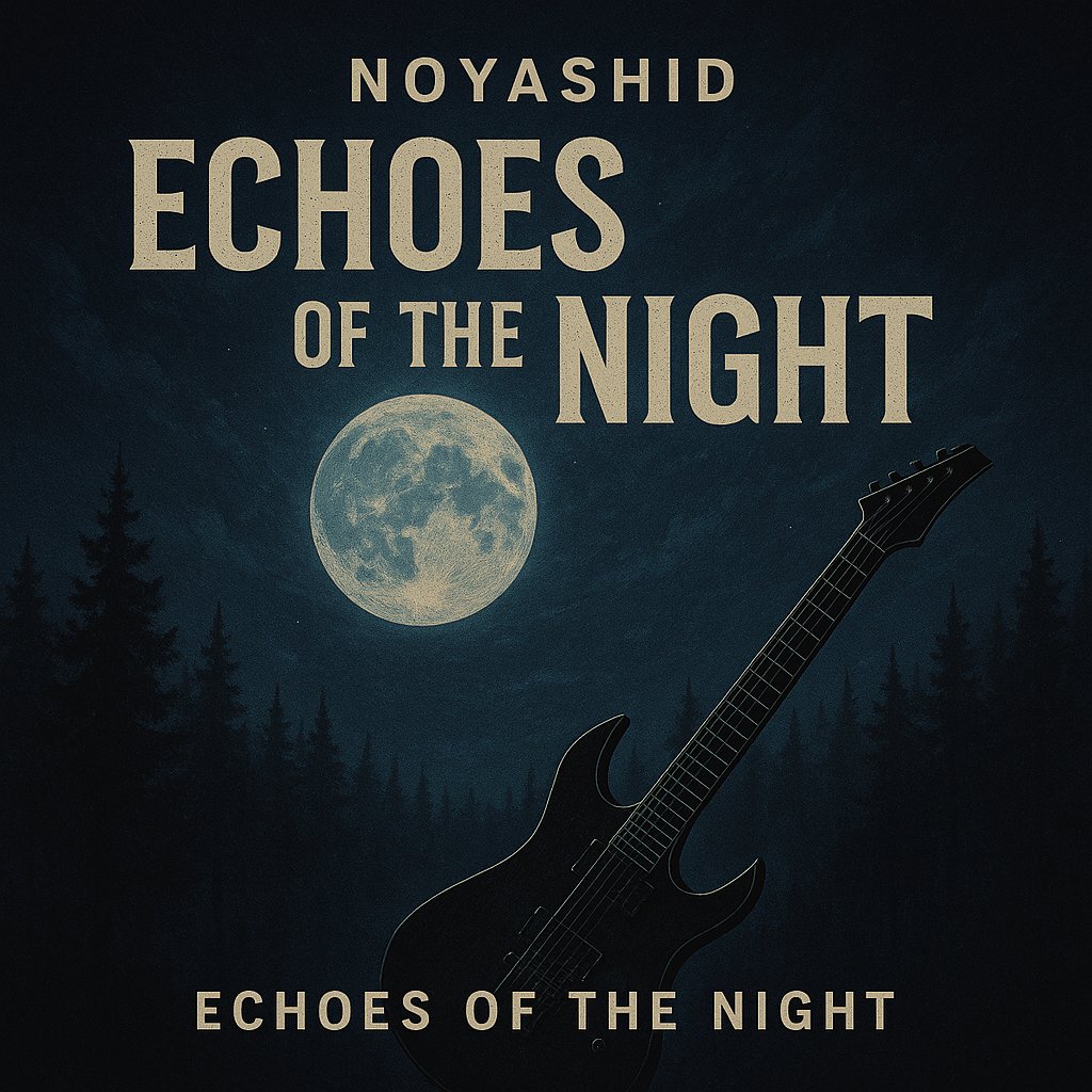 noyashid's tweet photo. Echoes of the Night — from Echoes of the Night by Noyashid 🎶
A melody born from silence and shadows, echoing through the heart of the night.

https://t.co/IrzvZ8PXba

#Noyashid #EchoesOfTheNight #NewMusic #IndieMusic #EmotionalSoundtrack #Dreamscape #rockmusic https://t.co/dZWZ15a2Bj