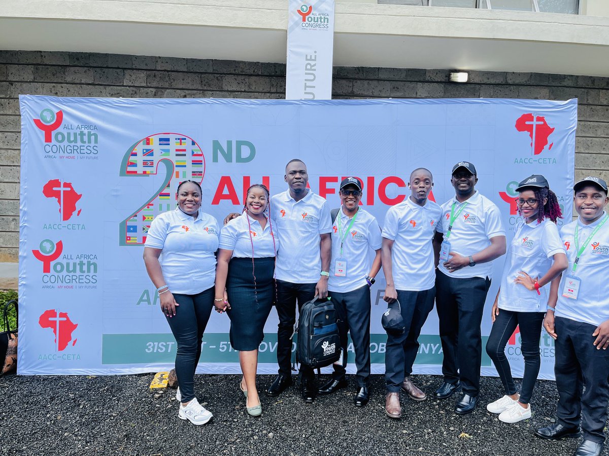 SarahNakirya's tweet photo. Grateful to join the AACC Youth Congress 2025 in Nairobi 🇰🇪 — a space empowering young Christian leaders to build faith-driven, peaceful communities. 🌍✨ #MyAfricaMyFuture #FaithAgainstFear #AACCYouthCongress2025 https://t.co/a5jsWx1YVo