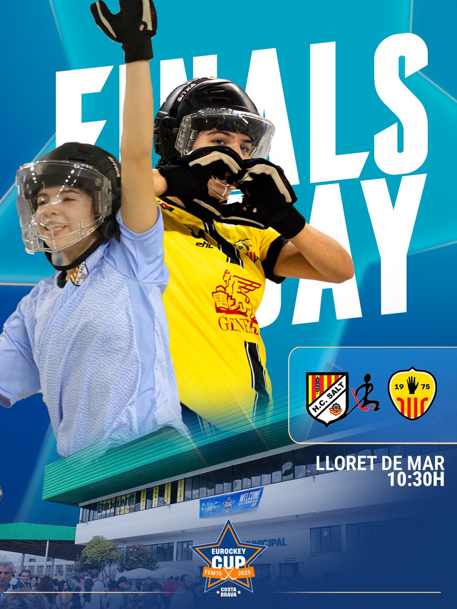 𝐖𝐀𝐈𝐓𝐈𝐍𝐆 𝐅𝐎𝐑 𝐓𝐇𝐄 𝐍𝐄𝐖 𝐂𝐇𝐀𝐌𝐏, 𝐏. 𝐈 🏆

@hoqueiclubsalt 🆚 <a href="/hcpalau/">Generali Hoquei Club Palau</a> 

⏰ 10:30h

Ready to discover the winner of the FEM17 trophy? 🏆

🔴 𝐋𝐈𝐕𝐄 on Youtube!

#BeTheNext #EurockeyCup