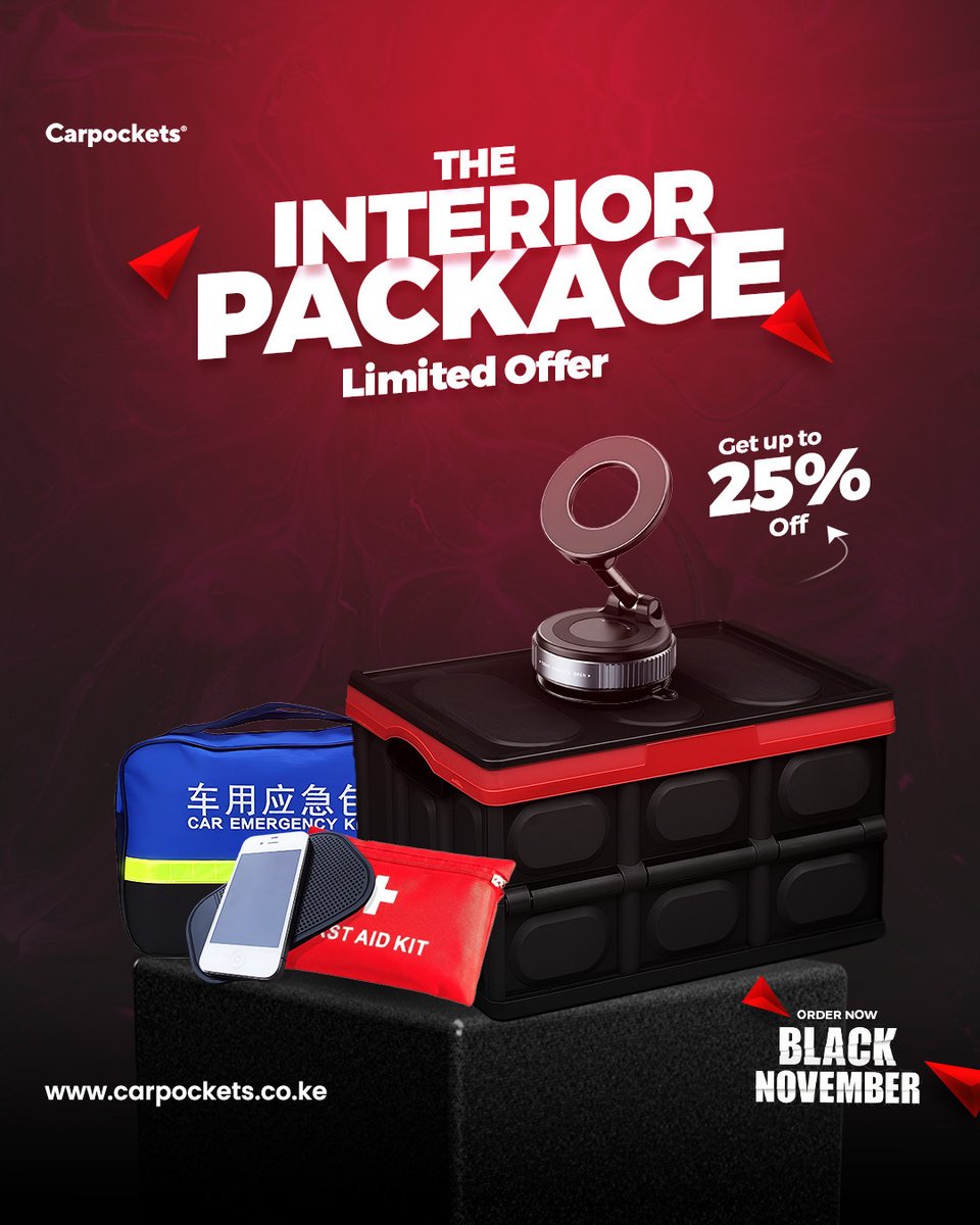 Kick off Black November with The Interior Package! Transform your car’s interior with must have accessories now 25% off!.

Shop now at f.mtr.cool/shrgrqkacu

#BlackNovemberDeals