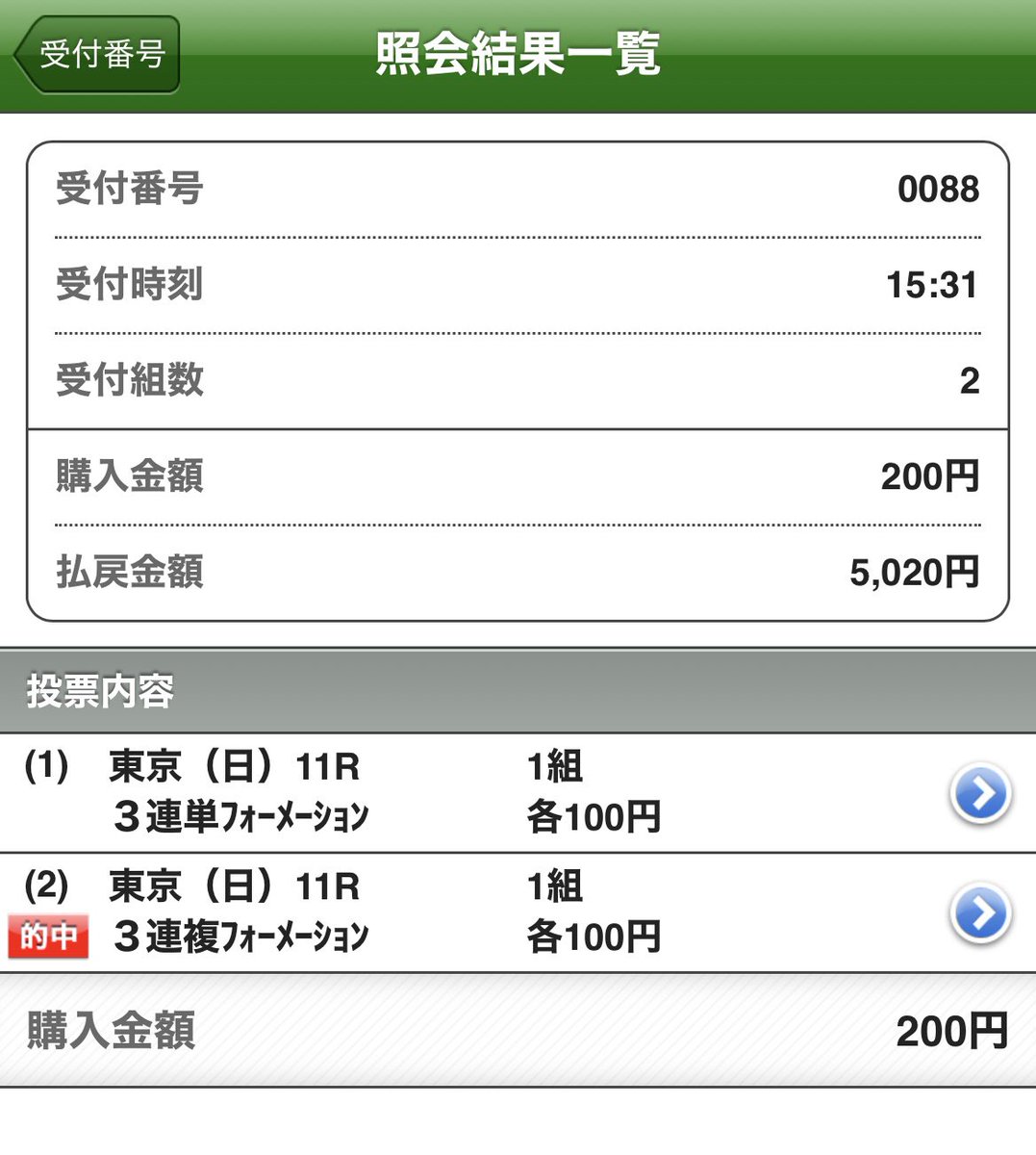 WIN_PLACE's tweet image. 他にも買ったけど、とりあえず当てれた

デムーロと団野君の馬単なら最高だったのに…

しかしルメールばかりいい馬が集まるから、新聞もいらないし調教も気にする必要ないな