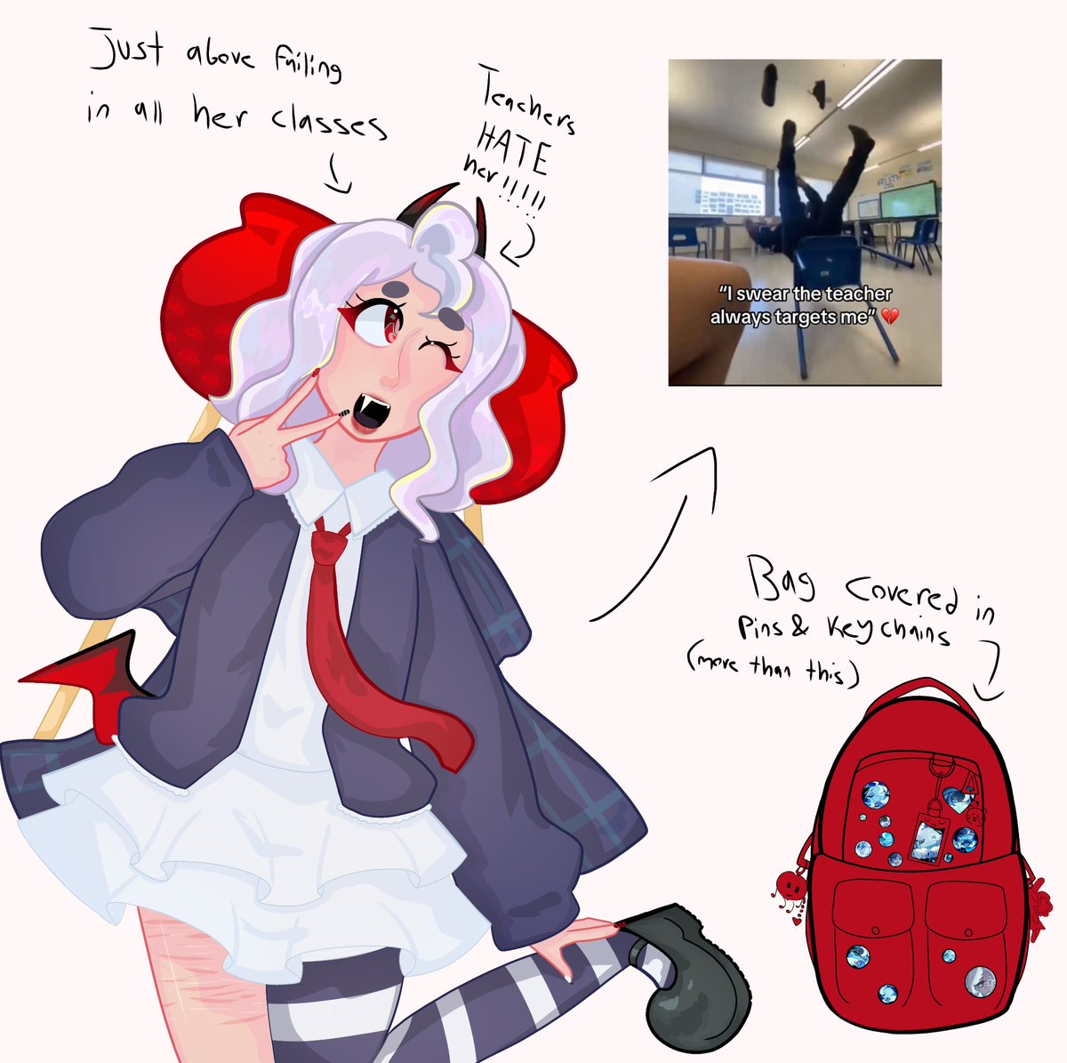 school capple doodle b4 i sleep cuz that image changed my life forever i think Goodnight