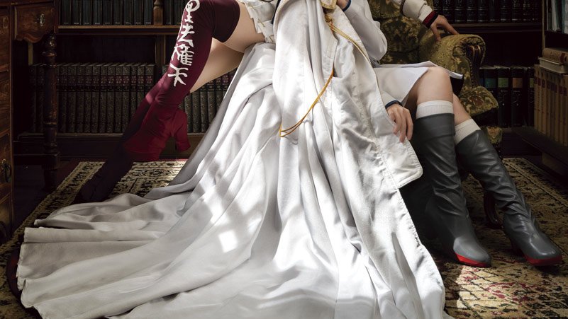 【11/3 艦フェス　宣伝📢】

真白雪夜ちゃん先生取りまとめによる、大和型アンソロジー「華風」に寄稿させていただいた、2枚目のお写真ちらり。

この2人の道行きにも、光が差しますように