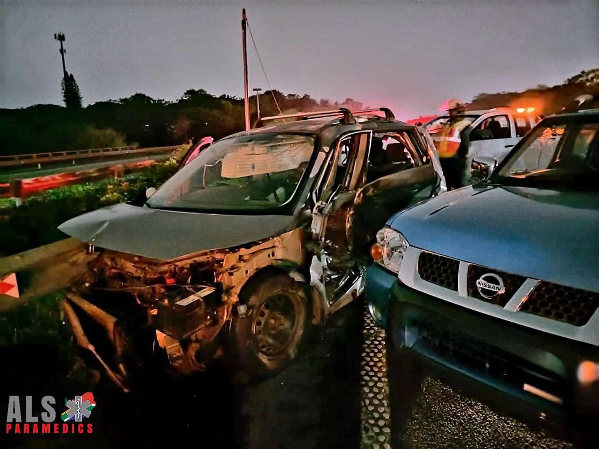 Just after 7:30pm on Saturday evening , ALS Paramedics responded to a horrific two-vehicle collision on the N2 North near NPC Durban. A man in his 30s was declared deceased on scene, while five others sustained moderate to critical injuries and were transported to hospital.
