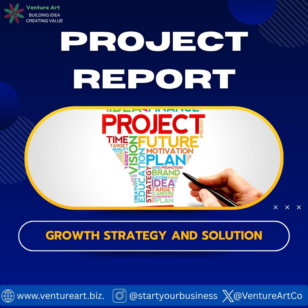 VentureArtCo's tweet image. Project Report/Feasibility Report and Business Plan is first step towards success of project. A detailed report with financial and strategy, structure can make the project success. 

#ProjectReport

#BusinessPlan

#FeasibilityReport