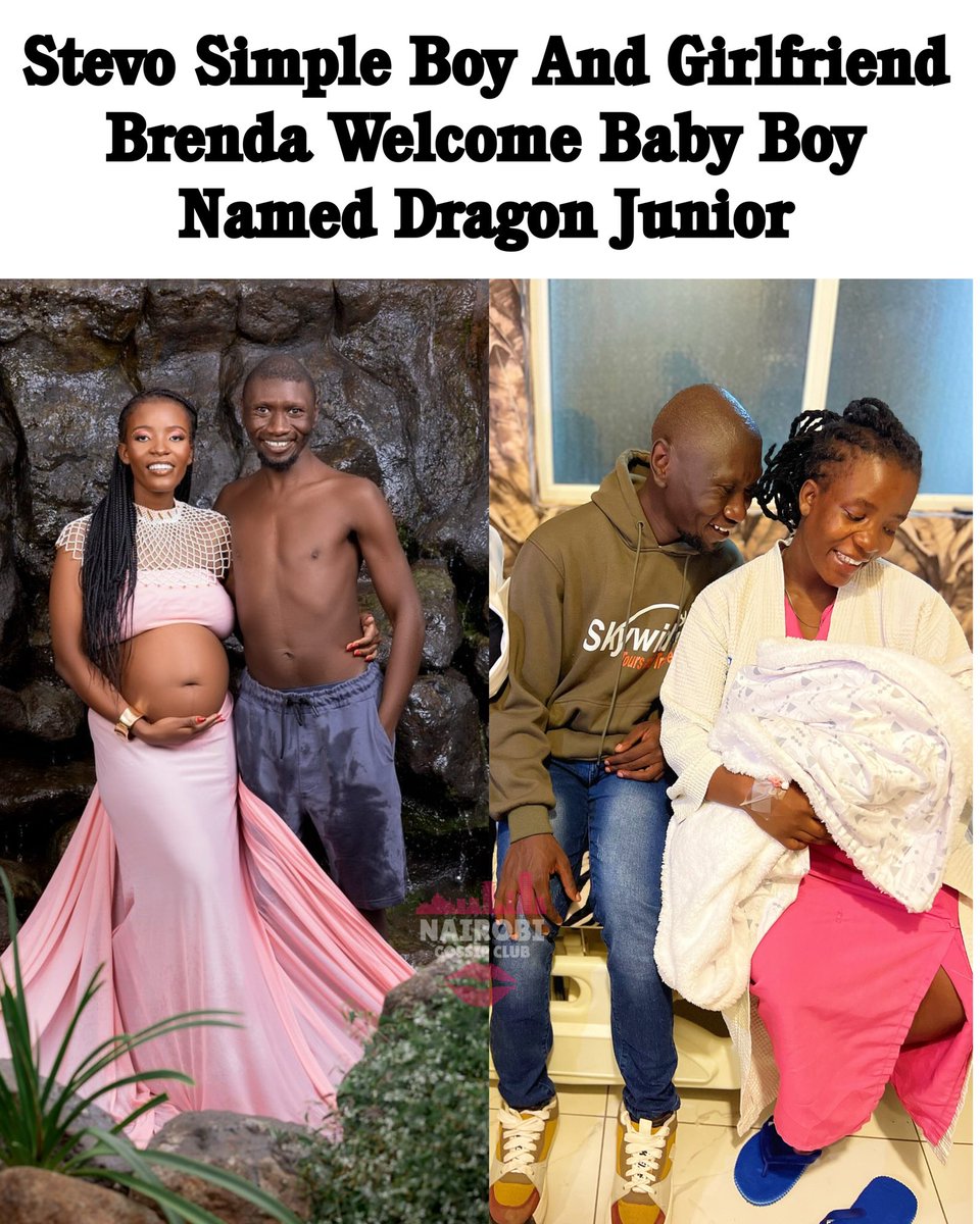 NairobiGossips's tweet image. Stevo Simple Boy and his girlfriend Brenda have welcomed their first child, a baby boy named Dragon Junior.