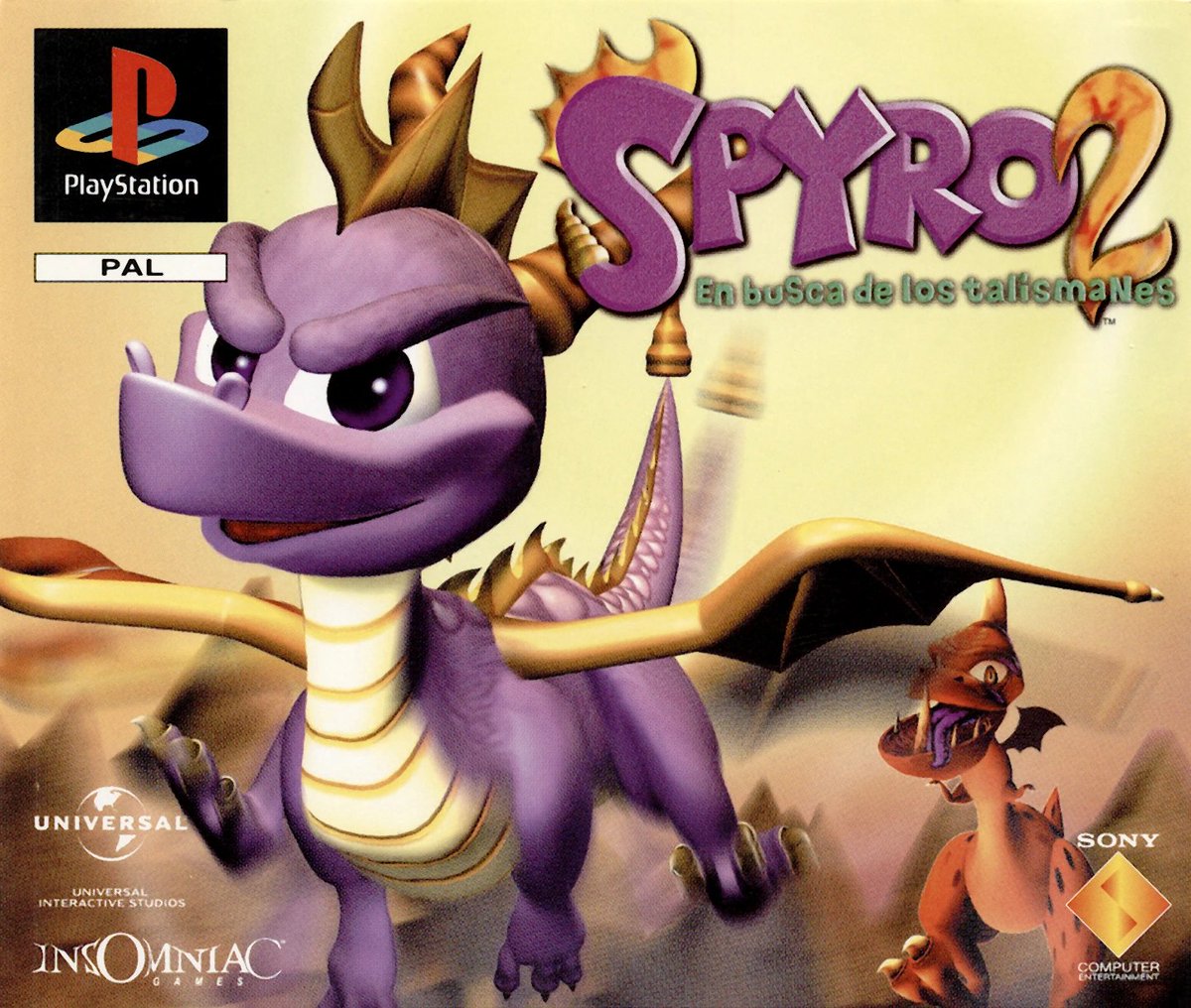 RulerNakano's tweet image. 👋 ¡Bueeeenos días! 

🗓️ Hoy, #Spyro2: En busca de los talismanes cumple 26 años desde su lanzamiento en PlayStation.

🐉 Una aventura con nuevos personajes, villanos y niveles. 

👉 ¿Qué os pareció su secuela?