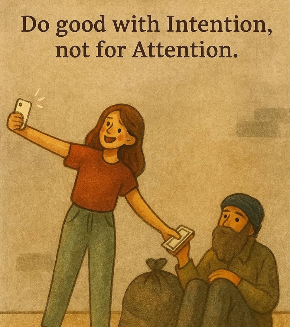 BambinotheBeast's tweet image. True kindness doesn’t need an audience. 
When you do good, let it come from the heart — not for the camera.
#DoGoodSilently #IntentionMatters