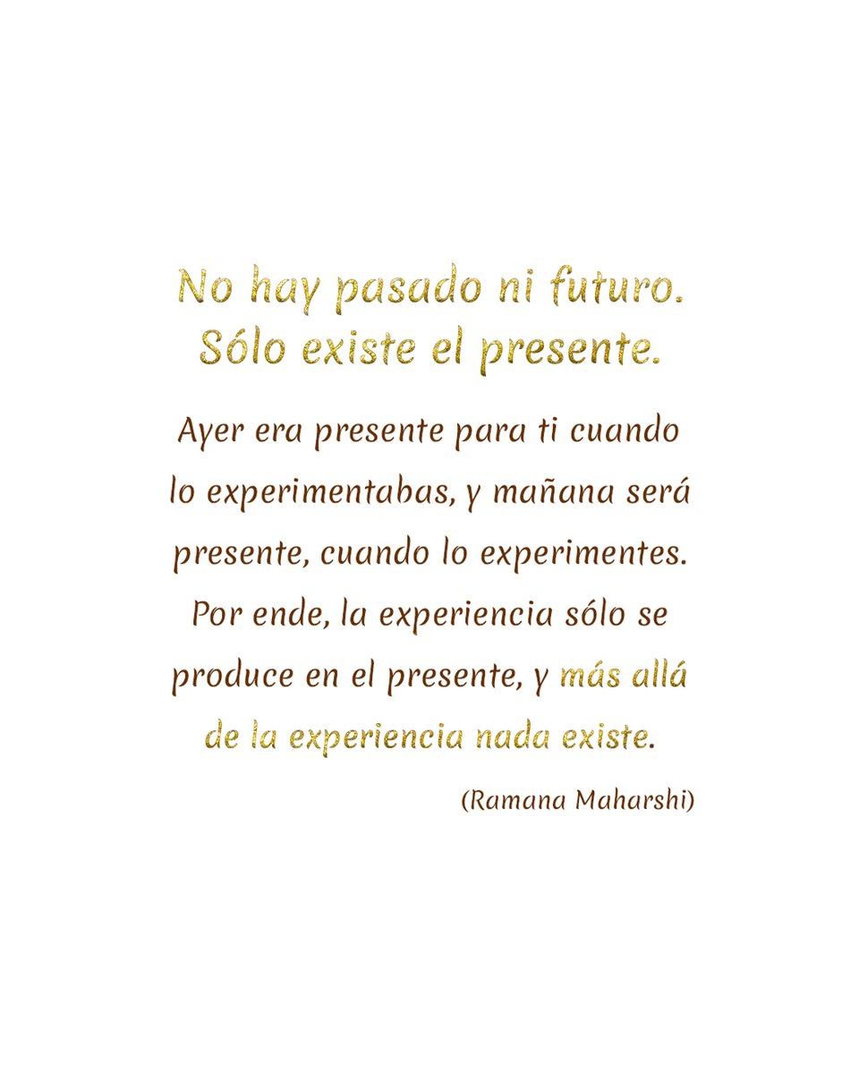🚨 Obviedades que Obviamos

Nunca podrás hacer nada que no sea en este mismo instante... en el momento PRESENTE... NADAAAAAA!!!

Olvidate del pasado.

No especules sobre el futuro.

Simplemente haz que las cosas ocurran trabajando AHORA.

💚💚💚🙏🏽
