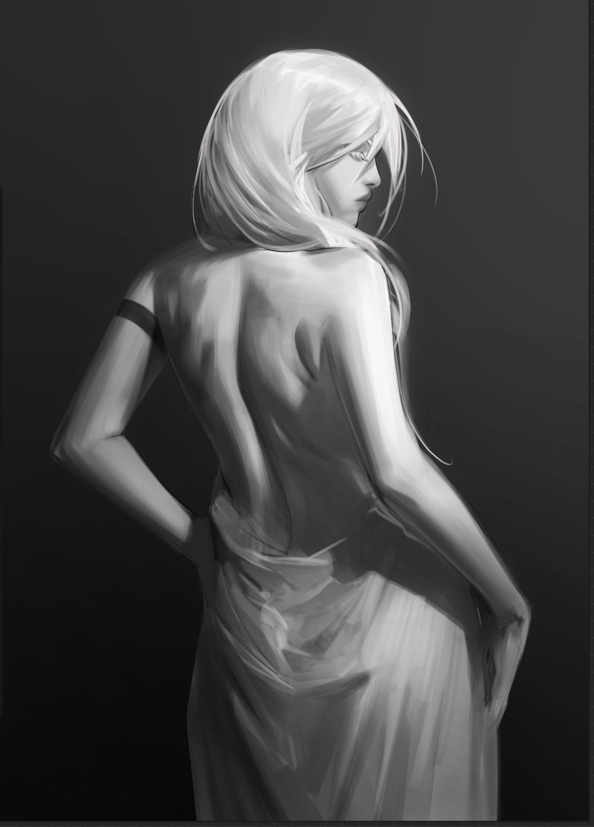 Kontuzhenaya's tweet image. Back and value study 
#SIGNALIS