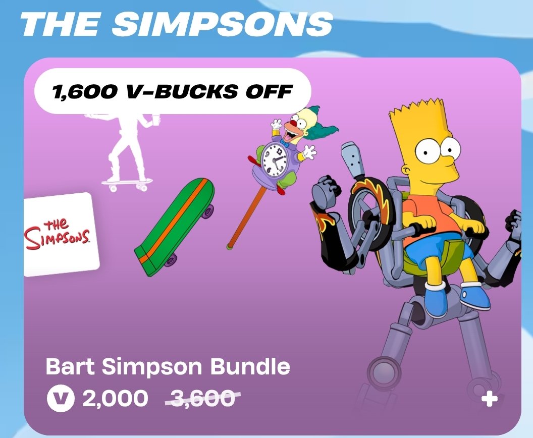 adore_tor's tweet image. Fortnite Giveaway~

1 Bart Simpson Bundle ~

To Enter:
Like &amp;amp; RT 🖤
Follow 🫱🏼‍🫲🏽
Comment ⌨️

Ends: TBD  - GoodLuck ♡♡
