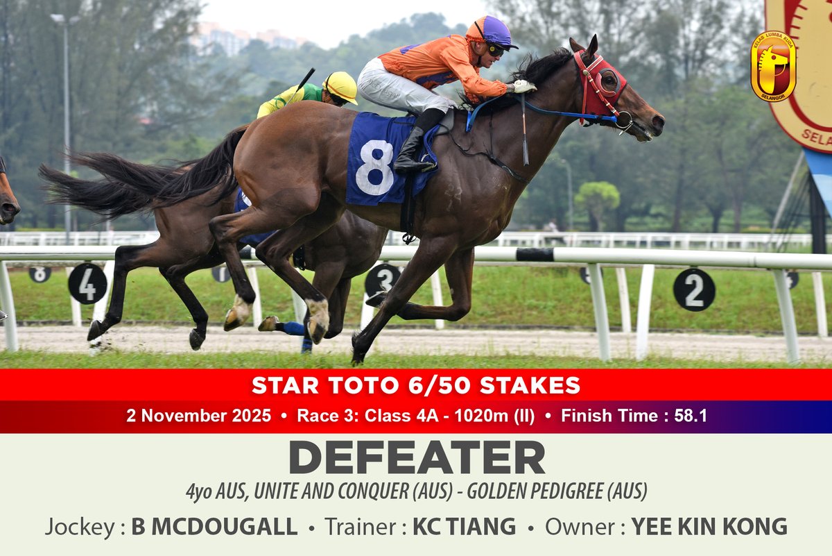 Selangor Turf Club (@selangortc) on Twitter photo 