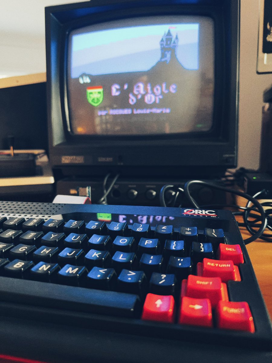 turk182es's tweet image. Un petit peu d’aventure en ce dimanche matin 😍
Bonne journée les amis !
#Retroblog #Retro #Retrogaming #RetroComputer #Oric #OricAtmos #Oldies #Vintage #Jeuxvideo #Videogames