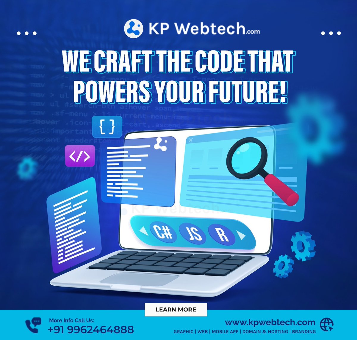 KpWebtech's tweet image. 💻We Craft the Code That Powers Your Future!

At KP Webtech, we turn ideas into dynamic digital experiences —from responsive websites to mobile apps &amp;amp; custom software.

Build your brand with innovation that drives success!

🌐 kpwebtech.com/web-developmen…

#kpwebtech #webdevelopment
