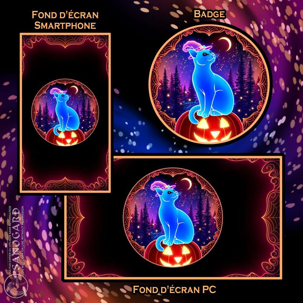 Sanogard's tweet photo. Badge Néon du mois de Novembre

Un chat fantomatique en cette période d'Halloween, quoi de plus logique ?

Merci à mes quatre Tipeurs !

Tipeee : https://t.co/fVMNoZu3pv

#automne #cat #halloween🎃 #ghosts #neon #art https://t.co/j2A7gtdjm0