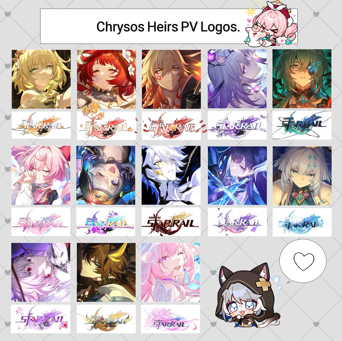 황후 스타레일 로고 전부 나온 기념 모아보기...☺️
다들 로고 넘 이쁘다👀🫶