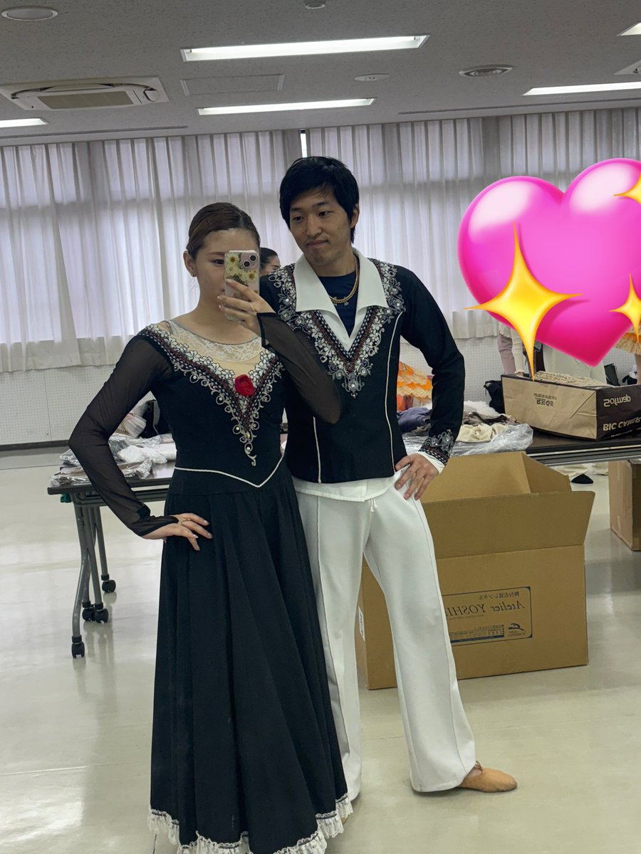 衣装合わせした