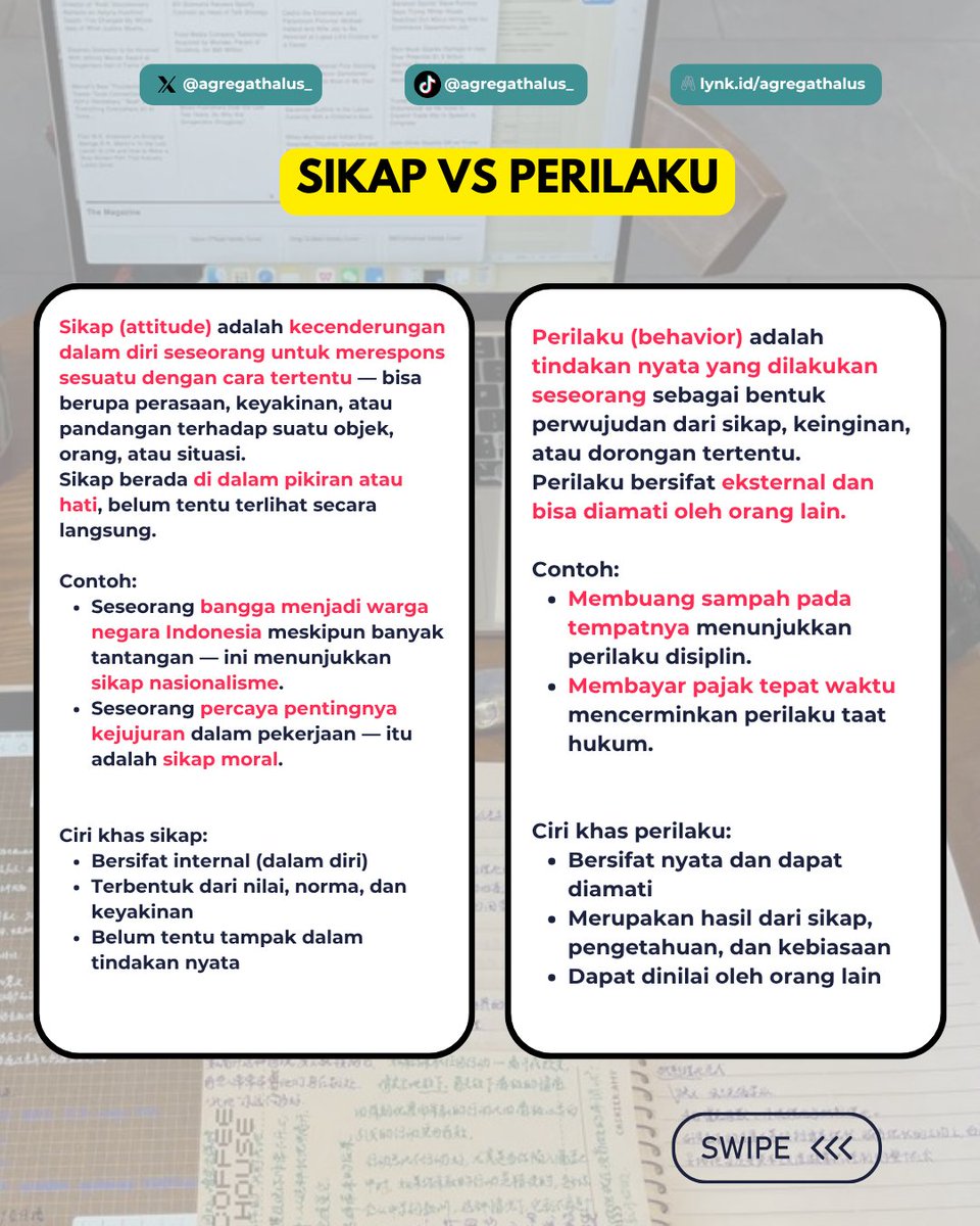 agregathalus_'s tweet photo. Materi TWK SKD CPNS - SIKAP VS PERILAKU https://t.co/j1icGYGcZW