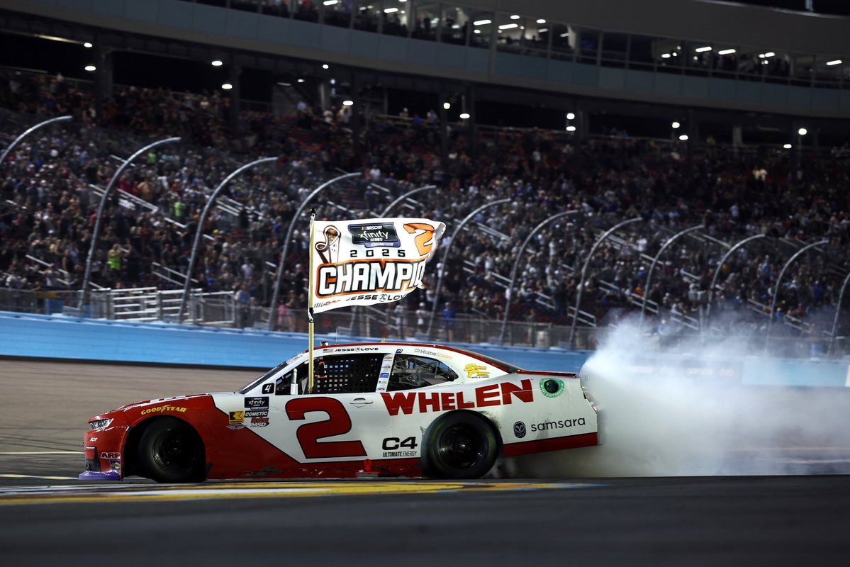 Samsara's tweet image. Victory never looked so good — nothing but Love at the finish line! 🏆 Congratulations @jesselovejr1! We’re proud to sponsor your incredible journey.