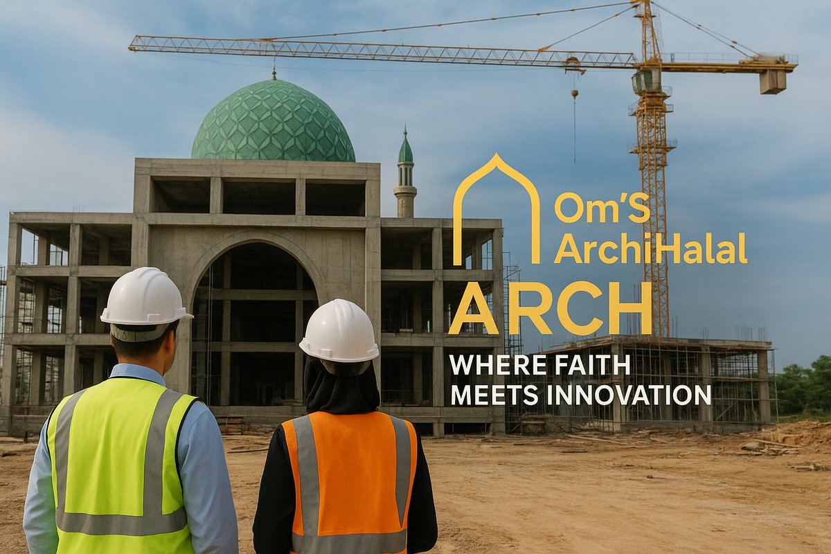 AHassnu84506's tweet image. Building with purpose. Designing with faith. 🕌
Om’s ArchiHalal (ARCH) merges modern architecture with Halal values — creating spaces of trust, harmony, and sustainability. 🌿

sidrastart.com/project/4cd6dc…

@archihalal
#ArchiHalal #ARCH #HalalDesign #SustainableArchitecture

---