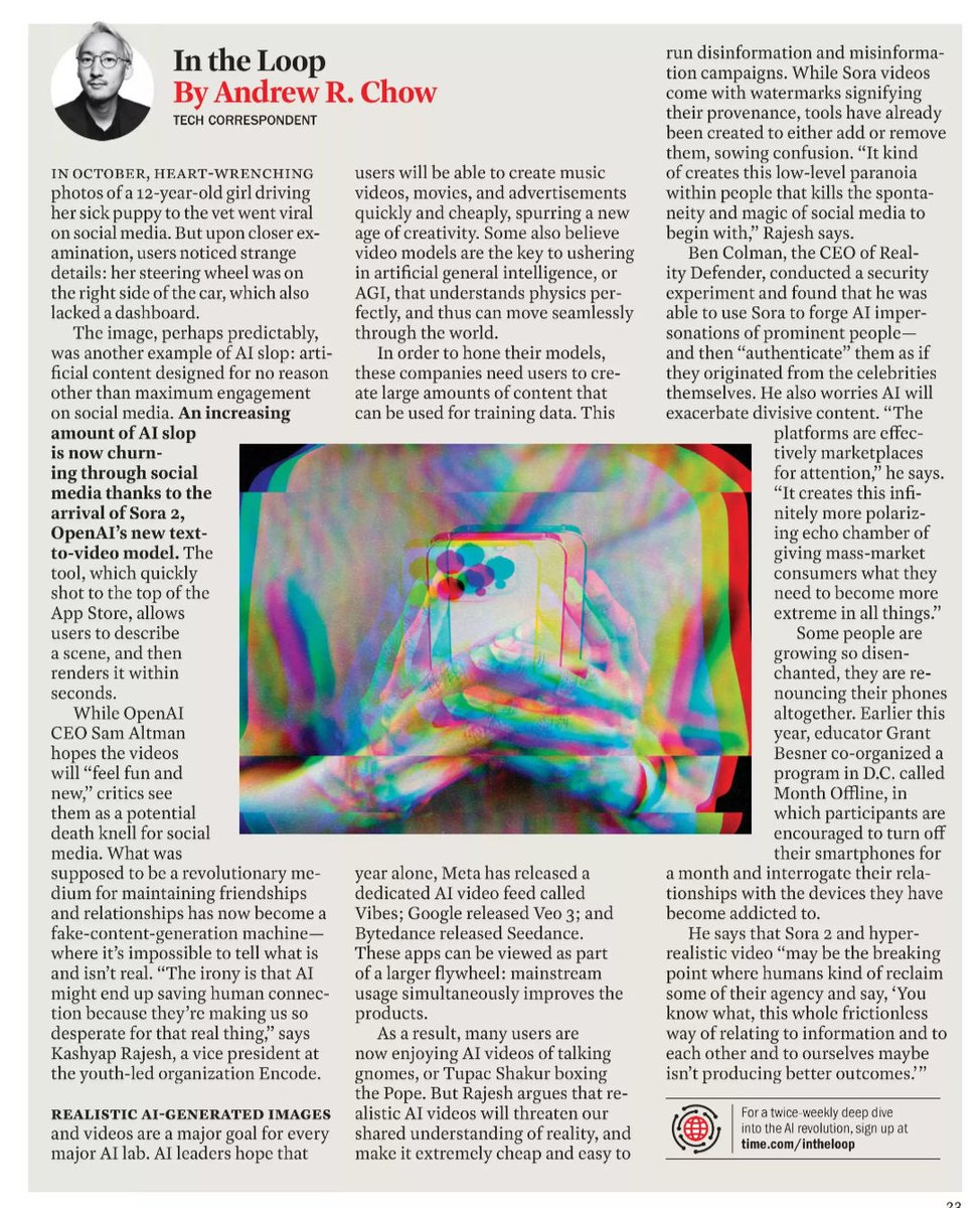 MgBranding's tweet image. #IntheLoop de la revista @TIME.