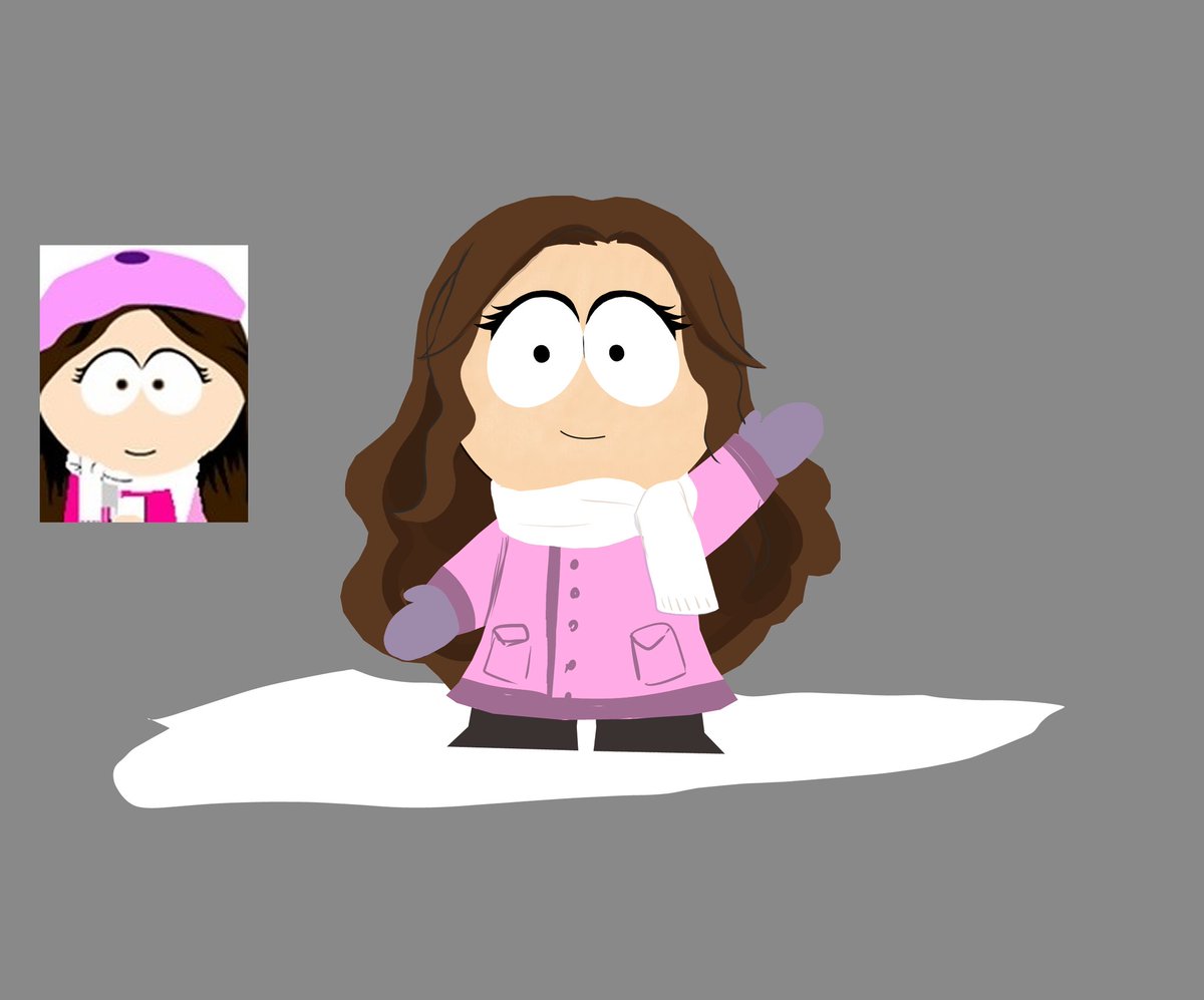 Playing at building characters made of paper lol I was redesigning a character, I might tweak it, but it was fun haha

#SouthPark #southparkoc