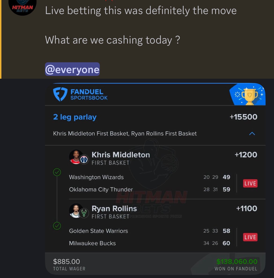betmobb's tweet image. discord.gg/MjHEKXYKpy

Active discord for bag chasers 

Join the winning team. Let’s wreck the bookies together.