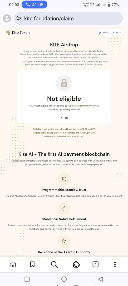 crypto__word's tweet image. I am not eligible $kite airdrop 😢