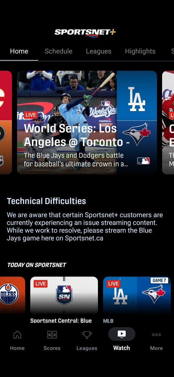 Top4Defenceman's tweet photo. @Sportsnet paying u all this money and I get this in the most important moment ?? Thanks. Cancelling https://t.co/eTOwYOc2bv