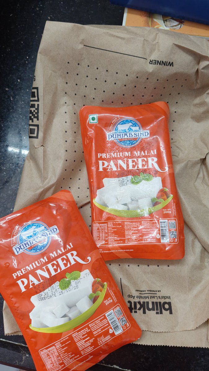riteshbafna84's tweet photo. Ordered. Received expired product. Used helpline, replacement committed. Received expired order again
- The store must have a system
- Keeping and resending expired product. Dangerous 
@letsblinkit @pspremiumdairy #quickcommerce #expiredproduct https://t.co/SMBRUWycly