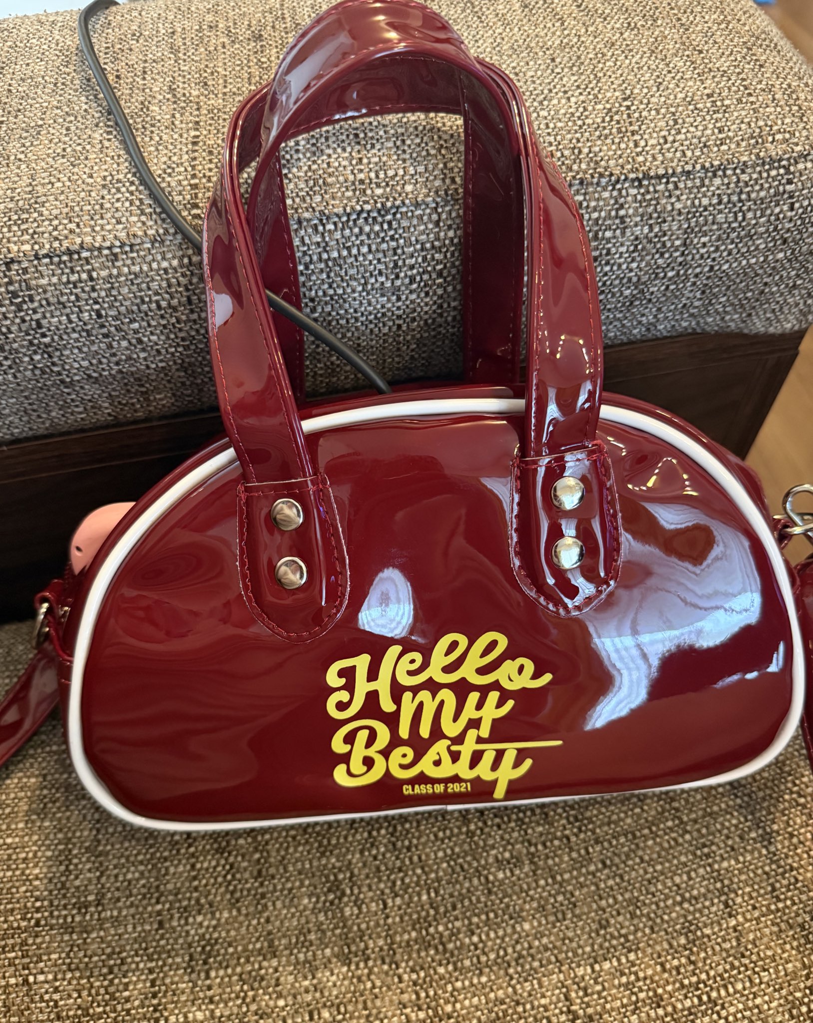 【完売品】 afb エナメルボストンバッグ HelloMy_BESTY_vol.
