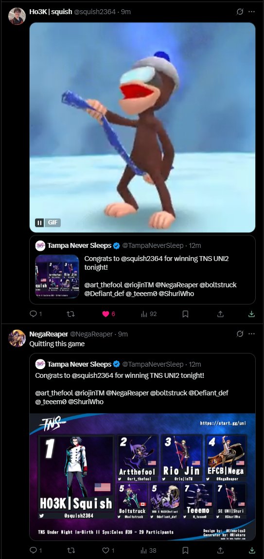 WHAT happened in this TNS....