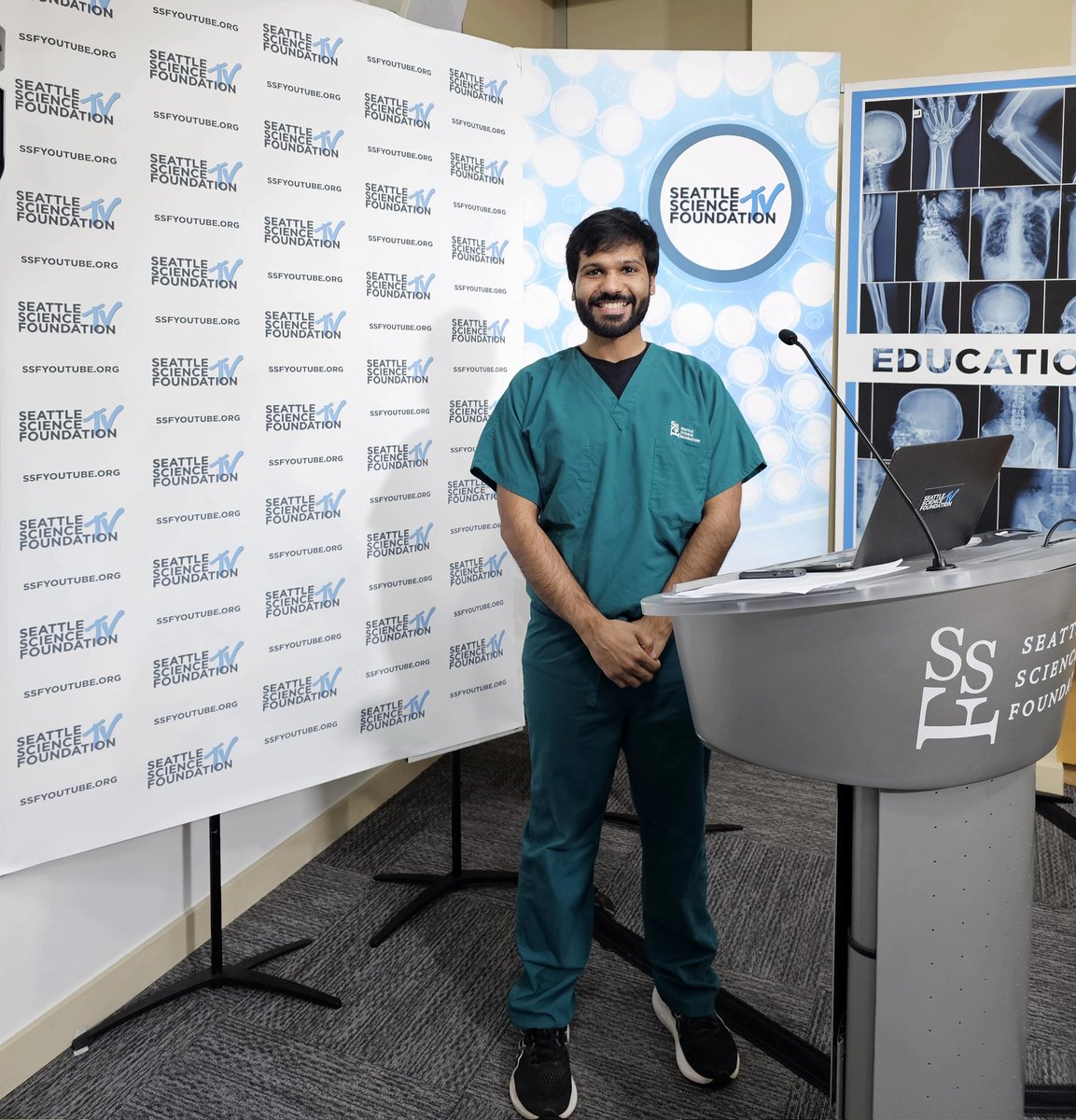 Has2s's tweet image. الحمد لله، أتممت ورشة عمل متقدمة في &quot;علاج الألم بدون جراحة&quot; على يد نخبة من المتخصصين بمدينة سياتل، الولايات المتحدة
​بهذا التدريب، سأساهم بإذن الله في تطوير ونشر هذه الممارسات المبنية على البراهين العلمية لخدمة أكبر شريحة من المرضى وتخفيف معاناتهم.
​#علاج_الألم #الأشعة_التداخلية