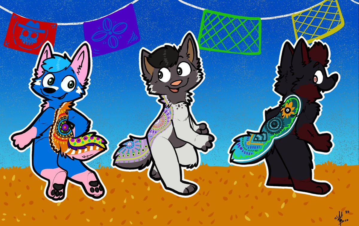 Feliz Dias De los Muertos a Todos! 

Tus Alebrijes estan aqui para protejer te de los malos espiritus en el Vida Futura 🤍 

🎨- <a href="/ElArtbeo1/">ArtBeO 🖌️ (Comission Open)</a> 🤍