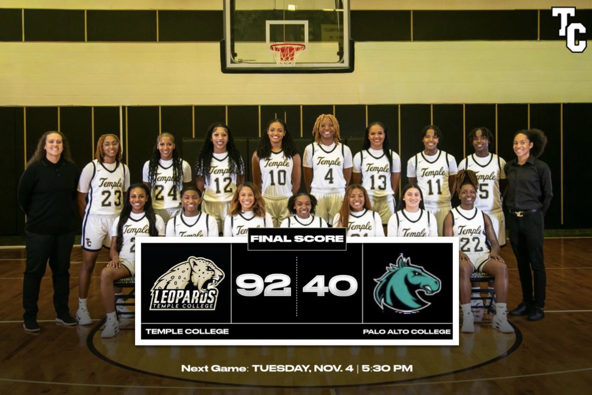 Temple College Women’s Basketball tweet media