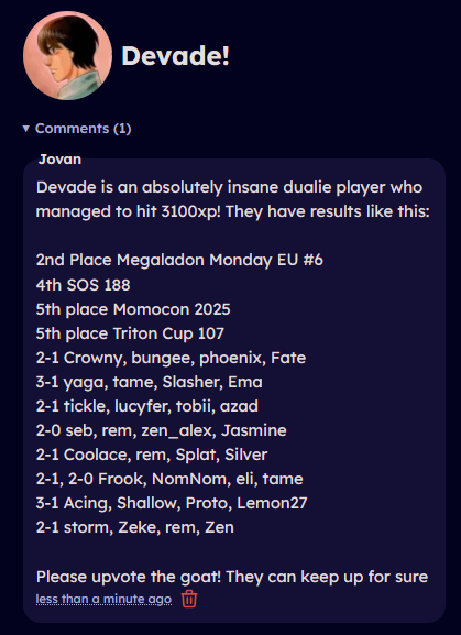 I got suggested to +3 yet again by <a href="/JJaeigh/">jovan!</a> !! please upvote or whatever THIRD TIMES THE CHARM 😭😂✌️