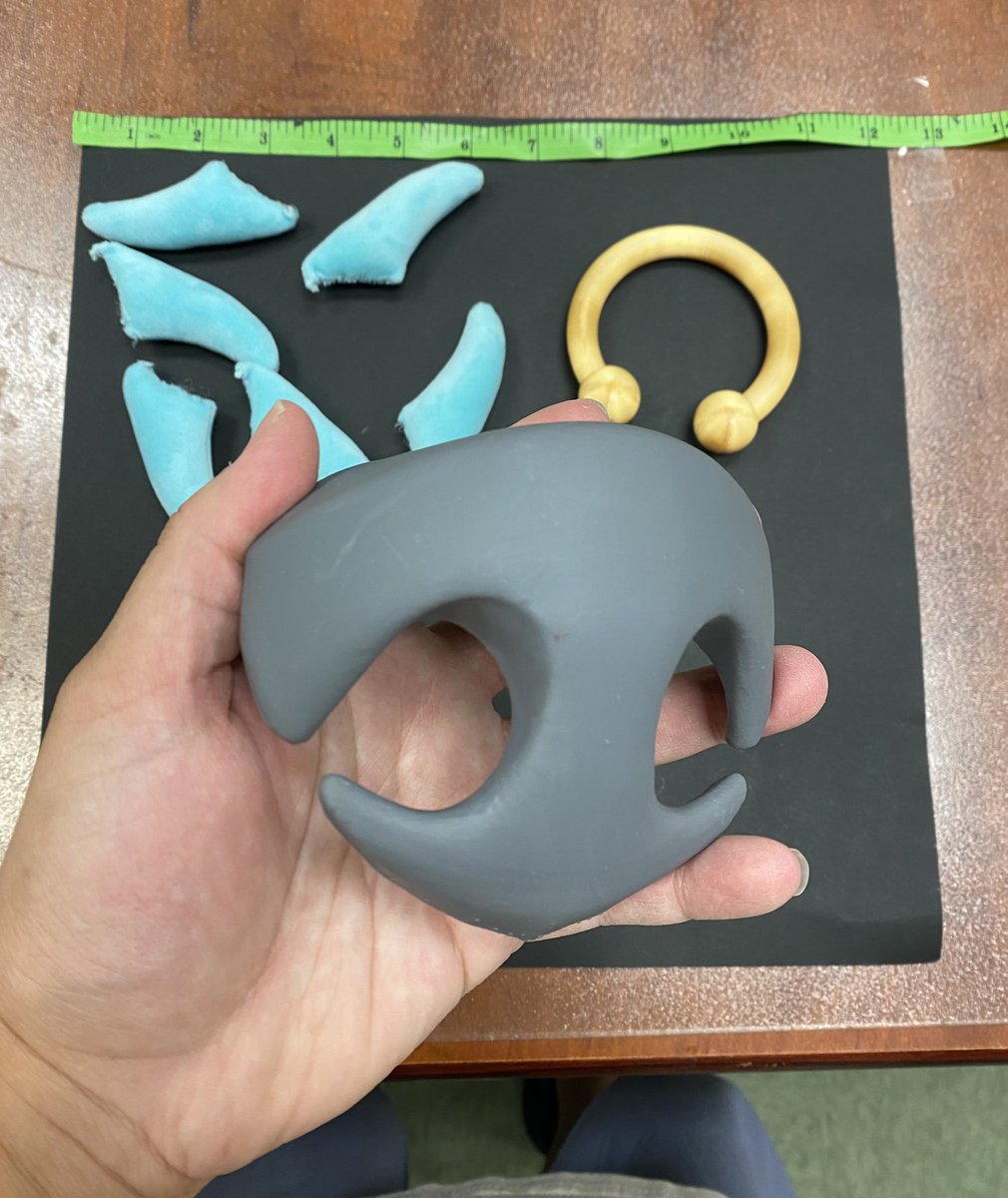 Random suit supplies I’m tryna get rid of. 

Set of 8 mochi claws-20$
One of my Resin printed k9 noses- 50$
3d printed nose ring (print error) -8$

More pics below! Dm or comment to claim!