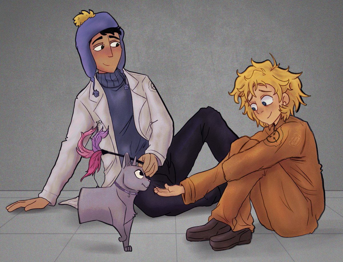 From Ch. 8 of [REDACTED] 

Tweek meeting SCP-529 aka “Mr. Kitty the Half-Cat”🐈✨
#SouthPark #spcreek #redactedAU