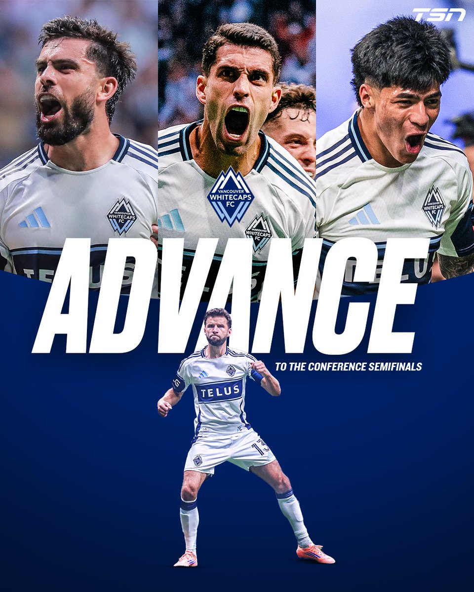 TSN_Sports's tweet image. After tying FC Dallas, the Vancouver Whitecaps are moving into the Western Conference Semifinals! 🙌🏔️