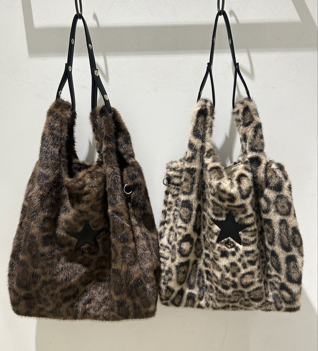 CONVERSE TOKYO ワンハンドルレオパードエコファートートバッグ