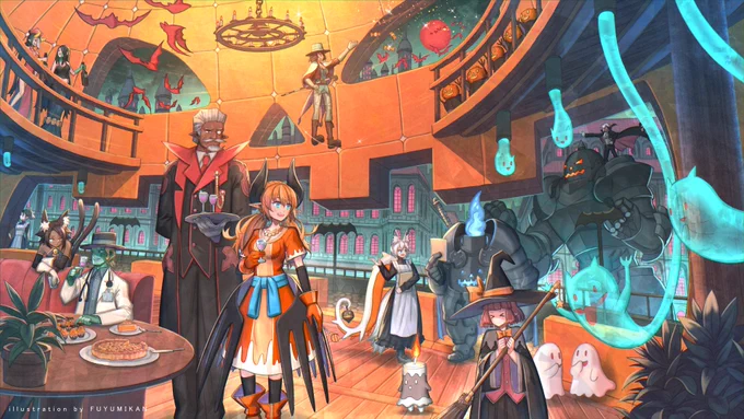 ハロウィン絵まとめ 2022 → 2023 → 2024 → 2025
