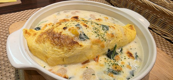 ランチはドリアオムライスにしました🍳 