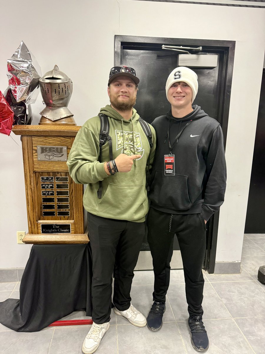 Isaiah_Willy's tweet image. Thanks @CoachBradenLong @coachaubry @GoKnightsFB for an awesome game day invite. I had a great time and enjoyed our conversations. I’m excited to see what the future holds. #GoKnights #TOI #Family