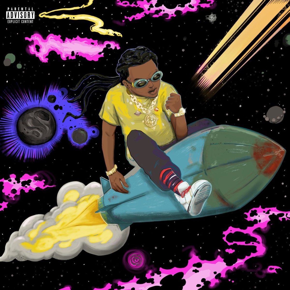 Kurrco's tweet image. Takeoff&apos;s solo album ‘The Last Rocket’ dropped 7 years ago today 🚀

Favorite tracks?