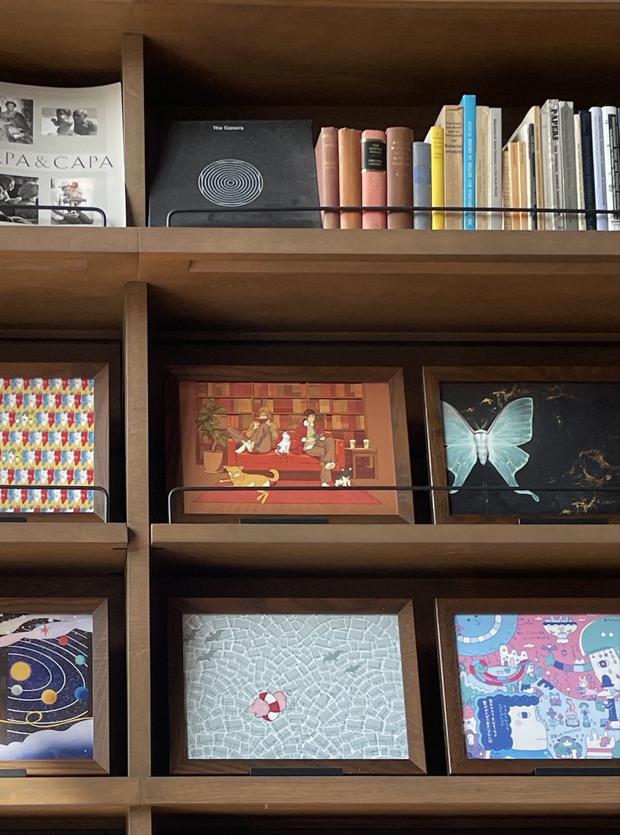 nucca_9's tweet image. #つくしのブックカバー展 に行ってきました。開放的で気持ちのいい空間でたくさんのブックカバーをご覧になれます。お近くの方はぜひ〜。