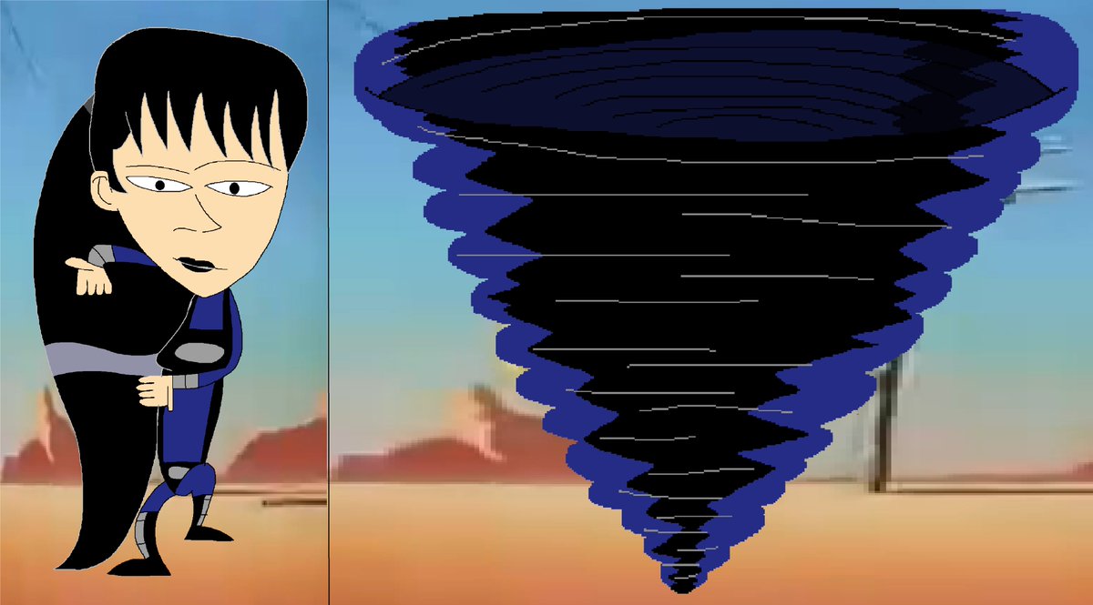Azel_98's tweet photo. @JuliaKato @dcauwatchtower @worldsfinest #IntergangAmy Spinning in WackyLand ! #Superman #SupermantheAnimatedSeries #TheBlueTwister #SupermanTAS #DCAU #FanArty #SpinningTornado https://t.co/6viFFEWg0L